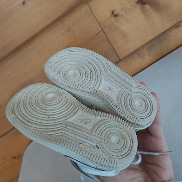 Nike Air Force 1 Mid TD Toddler Unisex Size 7C White Basketball Shoes 314197-113 - Picture 5 of 6